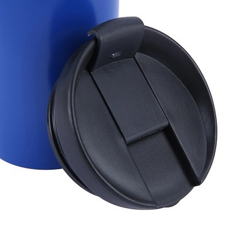 550 ML double wall stainless steel vacuum insulated thermal mug with flip type plastic lid
